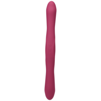 Duet - Double Ended Vibrator with Wireless Remote - Berry