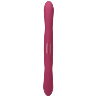 Duet - Double Ended Vibrator with Wireless Remote - Berry