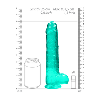 Realistic Dildo with Balls - 9 / 22 cm