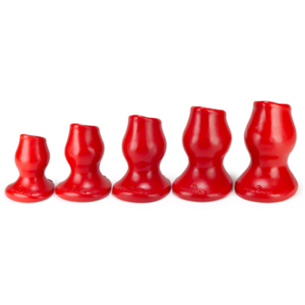 Pighole - Hollow Butt Plug - XXLarge - Rood