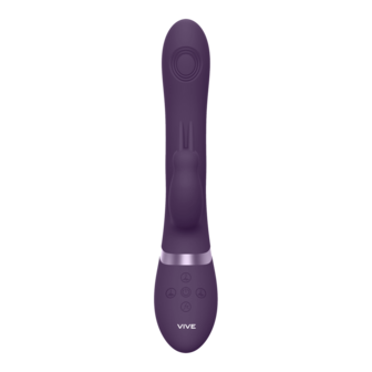 Rini - Pulse Wave  Vibrating Double Penetration Rabbit - Paars