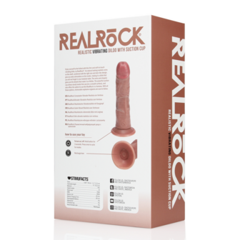 Vibrerende Reguliere Gebogen Cock - 6 / 15,5 cm - Tan