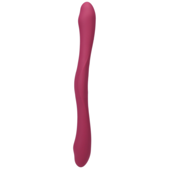 Duet - Dubbel Eind Vibrator met Draadloze Afstandsbediening - Berry