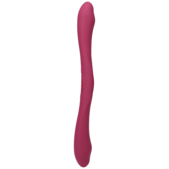 Duet - Dubbel Eind Vibrator met Draadloze Afstandsbediening - Berry