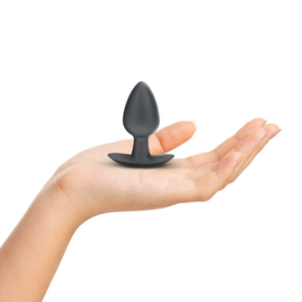 Zachte Siliconen Anale Plug - Medium - 3,1 / 7,9 cm - Gunmetal