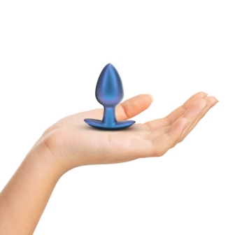 Geleidelijke Silicone Anale Plug - Medium - 3.1 / 7,9 cm - Metallic Blauw