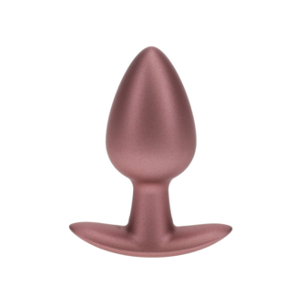 Zachte Siliconen Anale Plug - Medium - 3,1 / 7,9 cm - Ros&eacute;goud