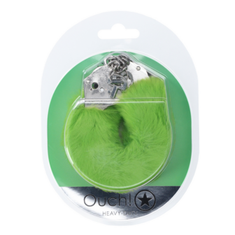Zware Fluffy Handboeien - Groen