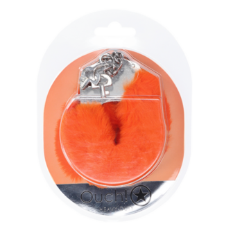 Zware Fluffy Handboeien - Oranje
