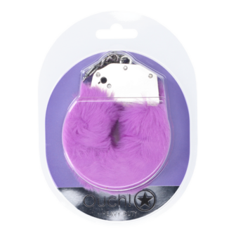 Zware Fluffy Handboeien - Paars