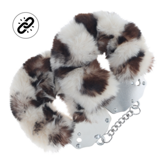 Zware Fluffy Handboeien - Sneeuwluipaard