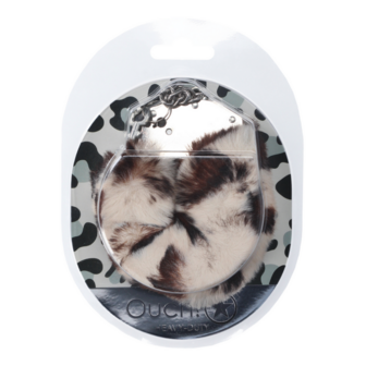 Zware Fluffy Handboeien - Sneeuwluipaard