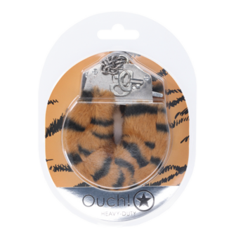 Zware Fluffy Handboeien - Tijger