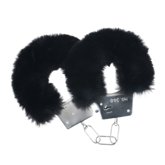 Classic Fluffy Handboeien - Zwart