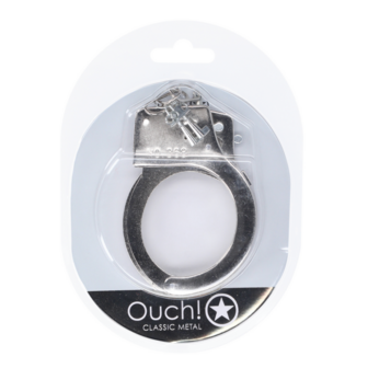 Classic metalen handboeien - Zilver