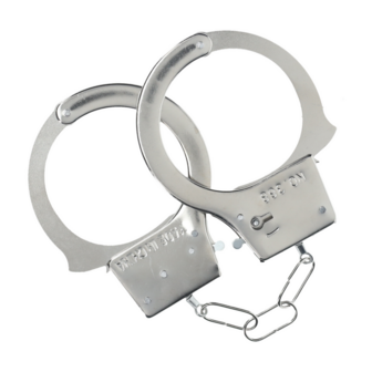 Classic metalen handboeien - Zilver