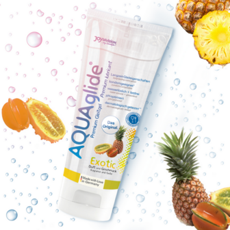 AQUAglide Neutral - Gearomatiseerde Waterbasis Glijmiddel - Exotisch - 3 fl oz / 100 ml