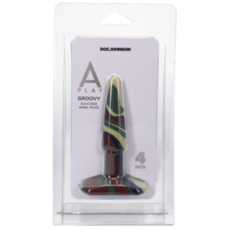 Groovy - Silicone Anale Plug - 4 / 10 cm - Camouflage