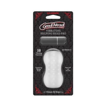 GoodHead - Helping Head Pro - Vibrerende Masturbator Slede - Frost