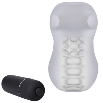 GoodHead - Helping Head Pro - Vibrerende Masturbator Slede - Frost