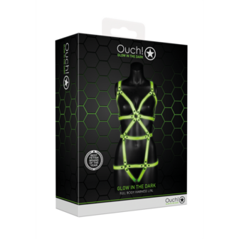 Body-Bekleding Harnas - Glow in the Dark - L/XL