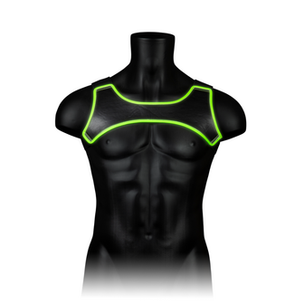 Neopreen Harnas - Glow in the Dark - S/M