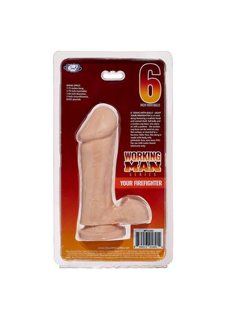 Working Man - Your Firefighter Dildo - 6" / 15 cm