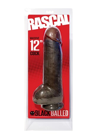 Black Balled - Dildo - 12" / 30,5 cm