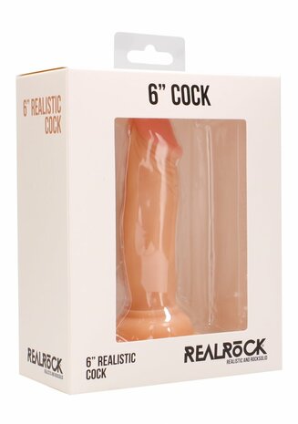 Realistic Cock - 6" / 15 cm