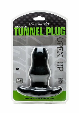 Double Tunnel Plug - Hollow Butt Plug - M