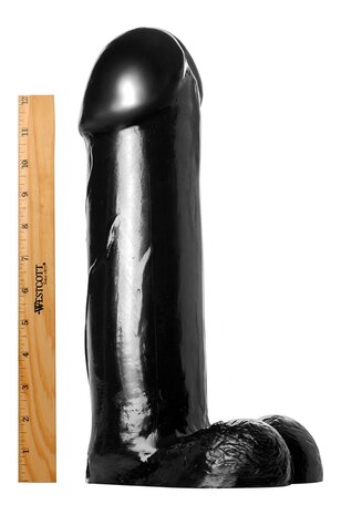 The Titan Dildo - XXL - 14.5 inch - Black