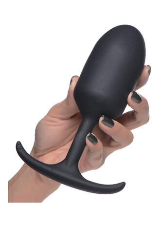 Premium Silicone Weighted Anal Plug - Extra Large