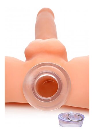Ass Bung - Clear Hollow Anal Dilator with Plug - Large