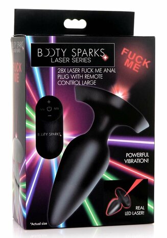 Laser Fuck Me - Butt Plug with Remote Control - Large