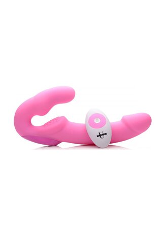 Strapless Strap-On with Remote Control