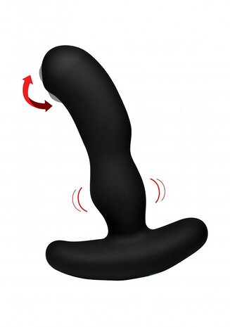 Pro-Digger - Silicone Stimulating P-Spot Vibrator with Beads