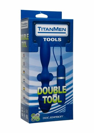 Double Tool - Two-Sided Vibrating Butt Plug