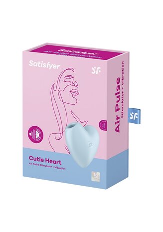 Cutie Heart - Air Pulse Stimulator + Vibration