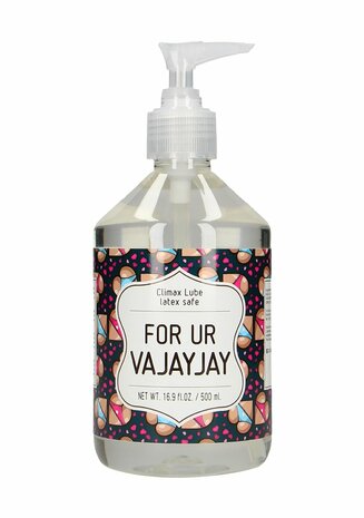 For Ur Vajayjay - Waterbased Lubricant - 17 fl oz / 500 ml