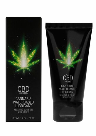 CBD Cannabis Waterbased Lubricant - 2 fl oz / 50 ml