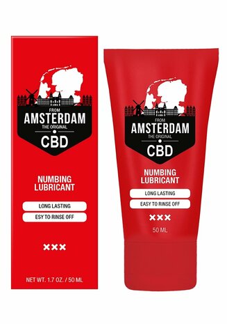 Original CBD from Amsterdam - Numbing Lubricant - 2 fl oz / 50 ml