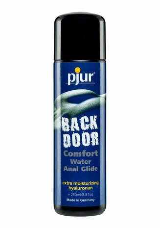 Backdoor Comfort Glide - Waterbased Anal Lubricant and Massage Gel with Hyaluronic Acid - 8 fl oz /