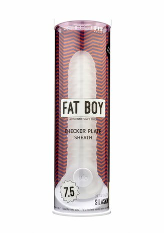 Fat Boy Checker Box Sheath - Dildo - 7" / 19 cm