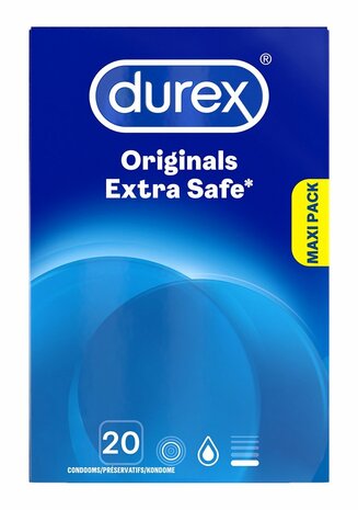 Originals Extra Safe - Condoms - 20 Pieces