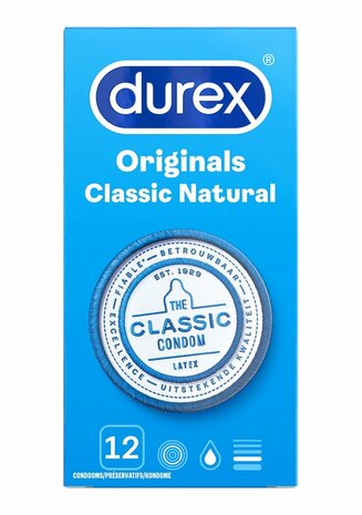 Originals Classic Natural - Condoms - 12 Pieces