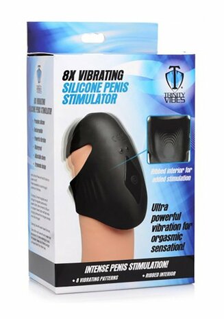 Vibrating Silicone Penis Sleeve