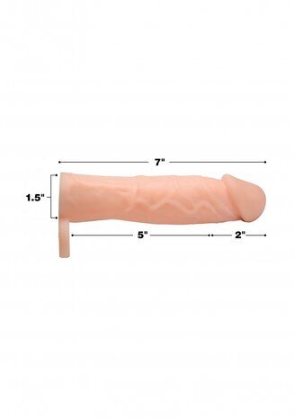 Silicone Penis Sleeve - 2" / 5 cm