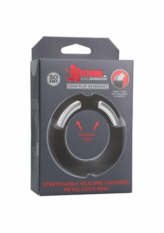 Silicone Cockring with Metal Inside - 1.97" / 50 mm