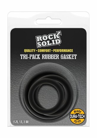 Tri-Pack Rubber Gasket - Cockring Set
