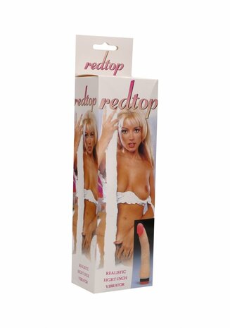 Redtop - Realistic Vibrator - 8" / 20 cm